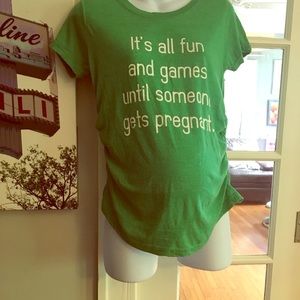 Maternity tee crazy dog t shirt